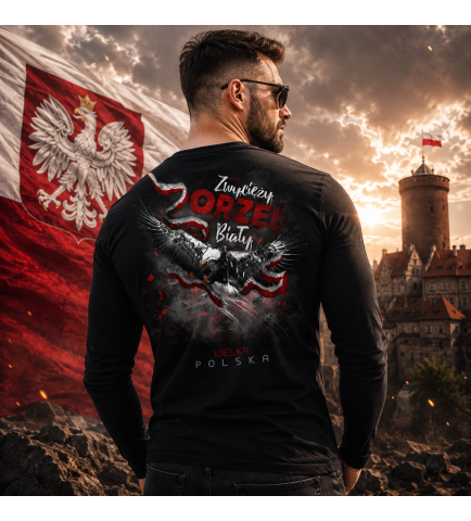 LONGSLEEVE PATRIOTYCZNY  DUMNIE NA PIERSI